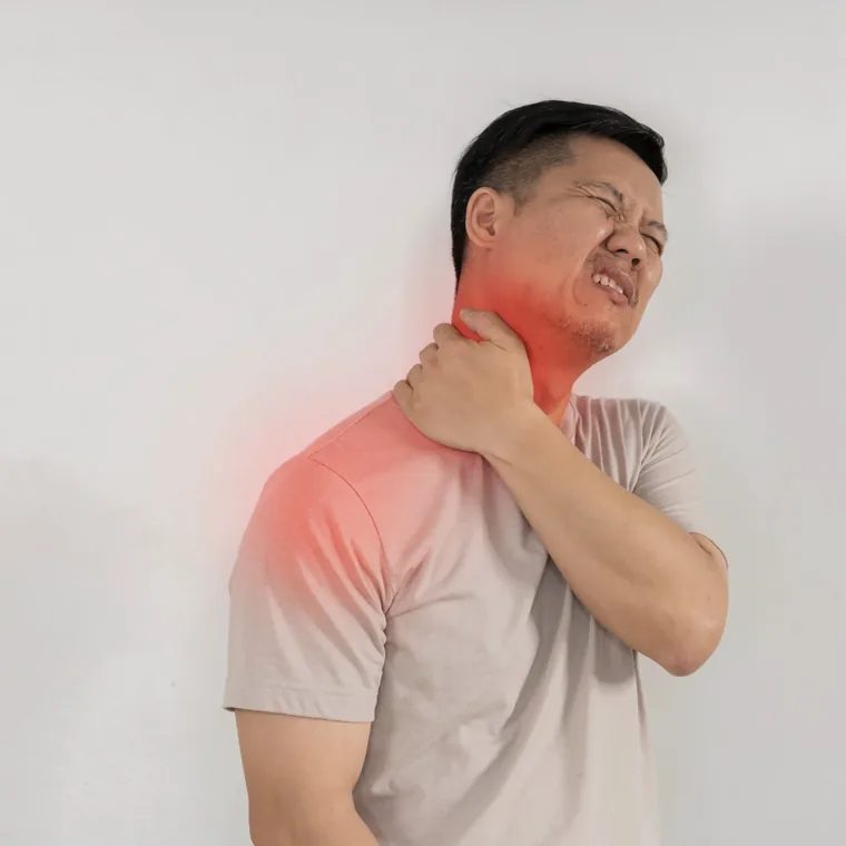 Paciente com dor cervical