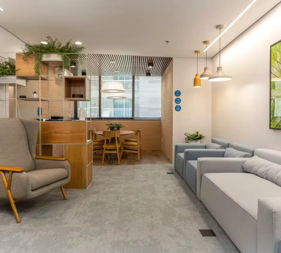 Consultório na Livance, sala de espera